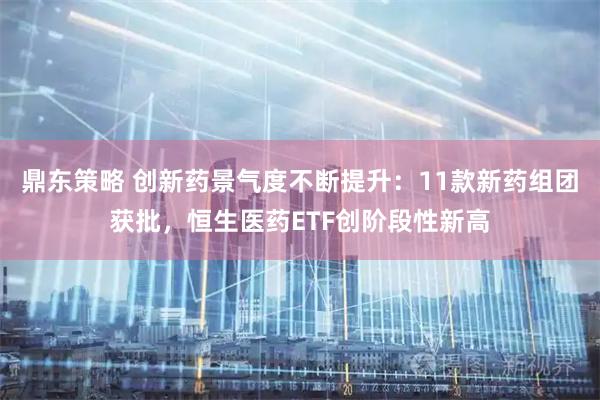 鼎东策略 创新药景气度不断提升：11款新药组团获批，恒生医药ETF创阶段性新高